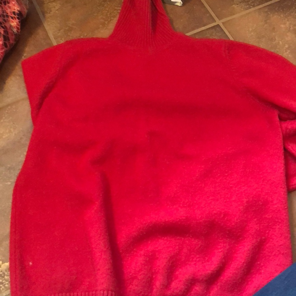 Red Turtleneck Sweater